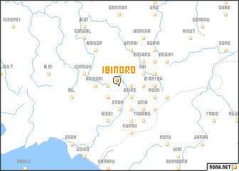 map of Ibinoro