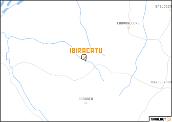 map of Ibiracatu