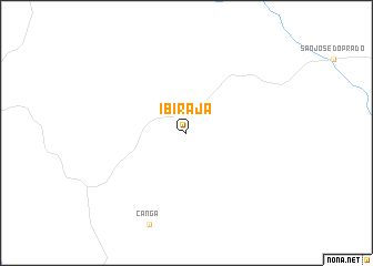map of Ibirajá