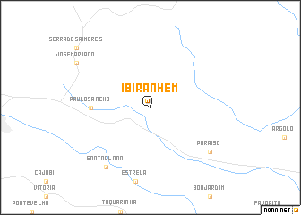 map of Ibiranhém