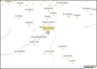 map of Ibiran