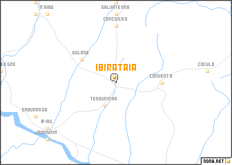 map of Ibirataia