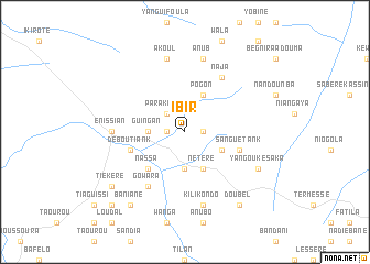 map of Ibir