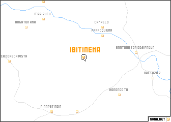map of Ibitinema