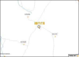 map of Ibititá