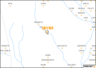 map of Ibiyan