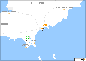 map of Ibiza