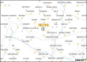 map of Ibizmū