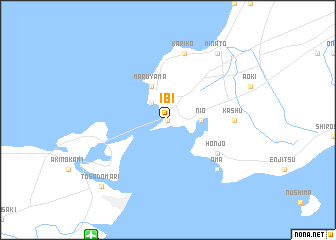 map of Ibi