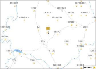 map of Ibi