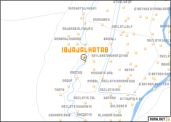 map of Ibjāj al Ḩaţab