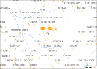 map of Ibkarene