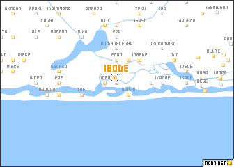 map of Ibode