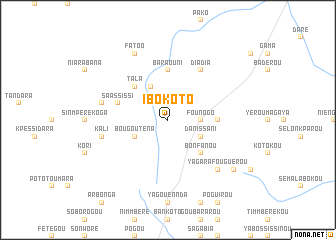 map of Ibokoto