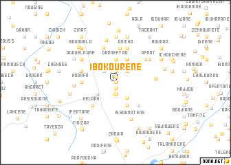 map of Ibokourene