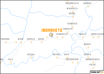 map of Iboma-Kete