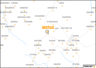 map of Ibonde