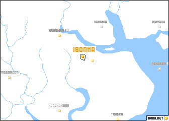 map of Ibonma