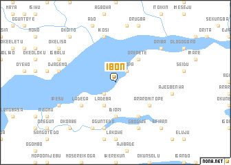map of Ibon