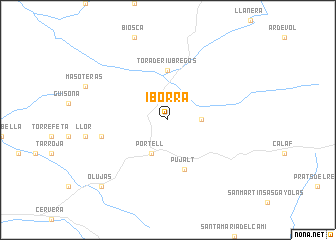 map of Iborra