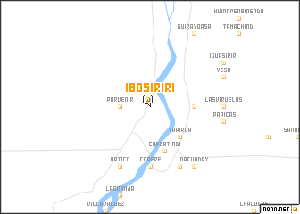 map of Ibosiriri