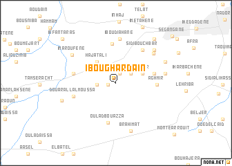 map of Iboughardaïn