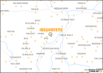 map of Ibouharene