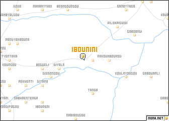map of Ibounini