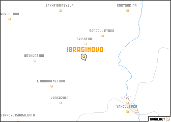 map of Ibragimovo