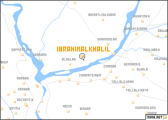 map of Ibrāhīm al Khalīl