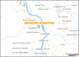 map of Ibrāhīm al Muḩammad