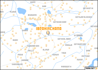 map of Ibrāhim Chāna