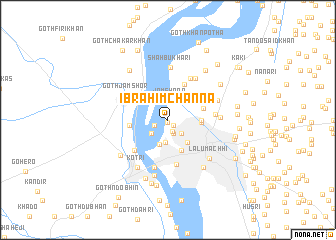 map of Ibrāhīm Channa