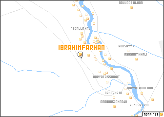 map of Ibrāhīm Farḩān