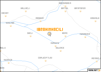 map of İbrahimhacılı