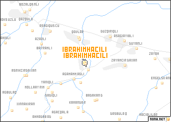 map of İbrahimhacılı