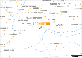 map of Ibrāhīmīyah