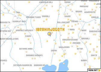 map of Ibrāhīm jo Goth