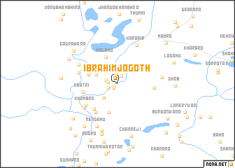map of Ibrāhīm jo Goth