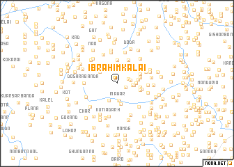 map of Ibrāhīm Kalai