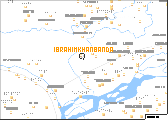 map of Ibrāhīm Khān Bānda