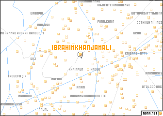 map of Ibrāhīm Khān Jamāli