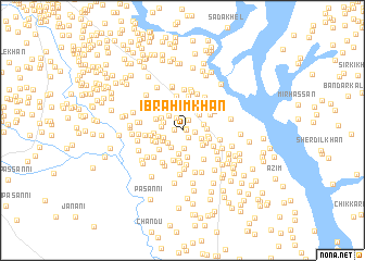 map of Ibrāhīm Khān