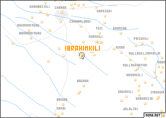 map of Ibrāhīm Kili