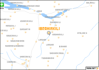 map of Ibrāhīm Kili