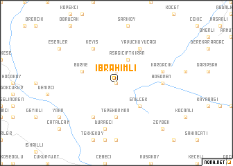 map of İbrahimli