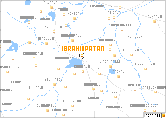 map of Ibrāhīmpatan