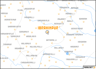 map of Ibrāhīmpur