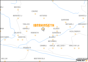 map of İbrahimşeyh