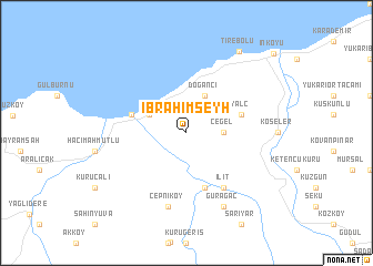 map of İbrahimşeyh